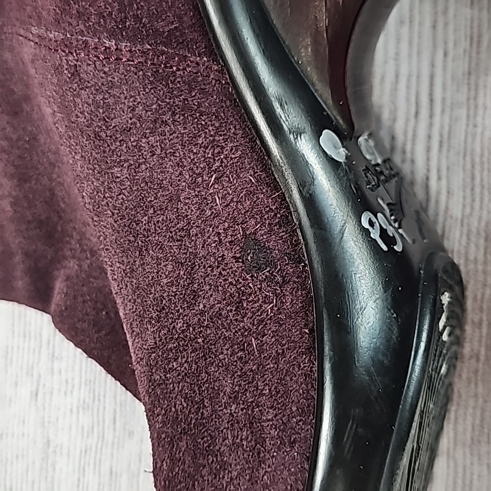 Dansko sz 36 maroon suede booties - Picture 6 of 10